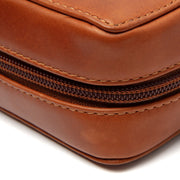Cognac Leather Tech-Organizer Ardan für Damen, detail view 3