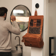 Rosario Full-Grain Leather Toiletry Bag für Damen – Zusätzliche Produktansicht 2