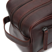 Stacey Full-Grain Leather Toiletry Bag für Damen – Zusätzliche Produktansicht 3