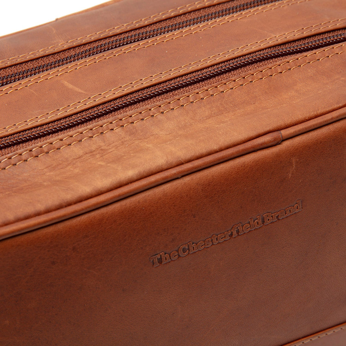 Stacey Full-Grain Leather Toiletry Bag für Damen – Zusätzliche Produktansicht 3