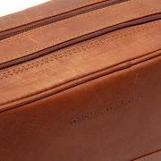 Stacey Full-Grain Leather Toiletry Bag für Damen – Zusätzliche Produktansicht 3