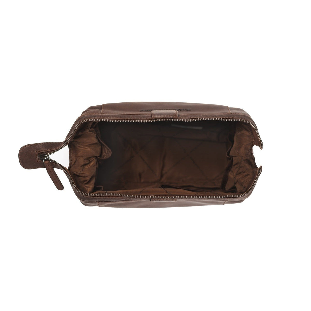 Vince Full-Grain Leather Toiletry Bag für Damen – Zusätzliche Produktansicht 3