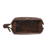 Vince Full-Grain Leather Toiletry Bag für Damen – Zusätzliche Produktansicht 3