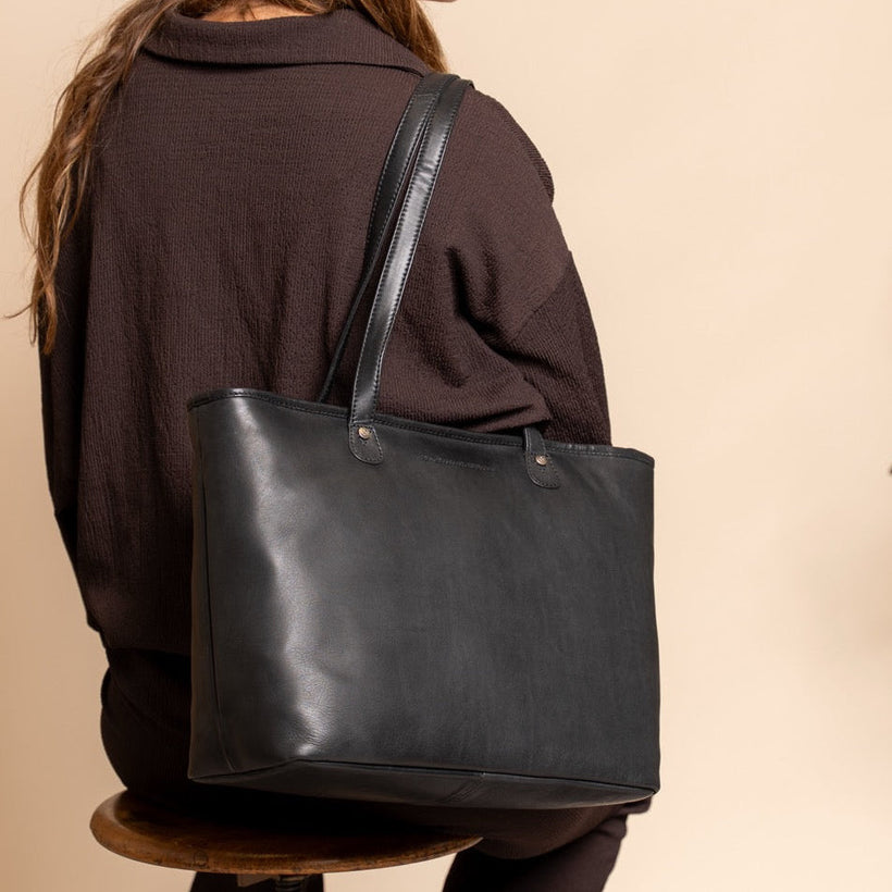 Astano Full-Grain Leather Tote Bag für Damen