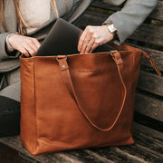 
Berlin Vollnarbenleder-Shopper – alternate product view 2