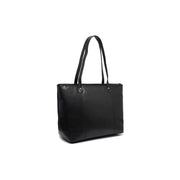 Ferrera Full-Grain Leather Tote Bag für Damen in Classic 100% Full-Grain Leather - Full Exterior Front Profile View | Online Kaufen