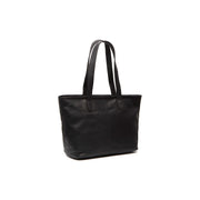 Monza Full-Grain Leather Tote Bag für Damen in Classic 100% Full-Grain Leather - Full Exterior Front Profile View | Online Kaufen