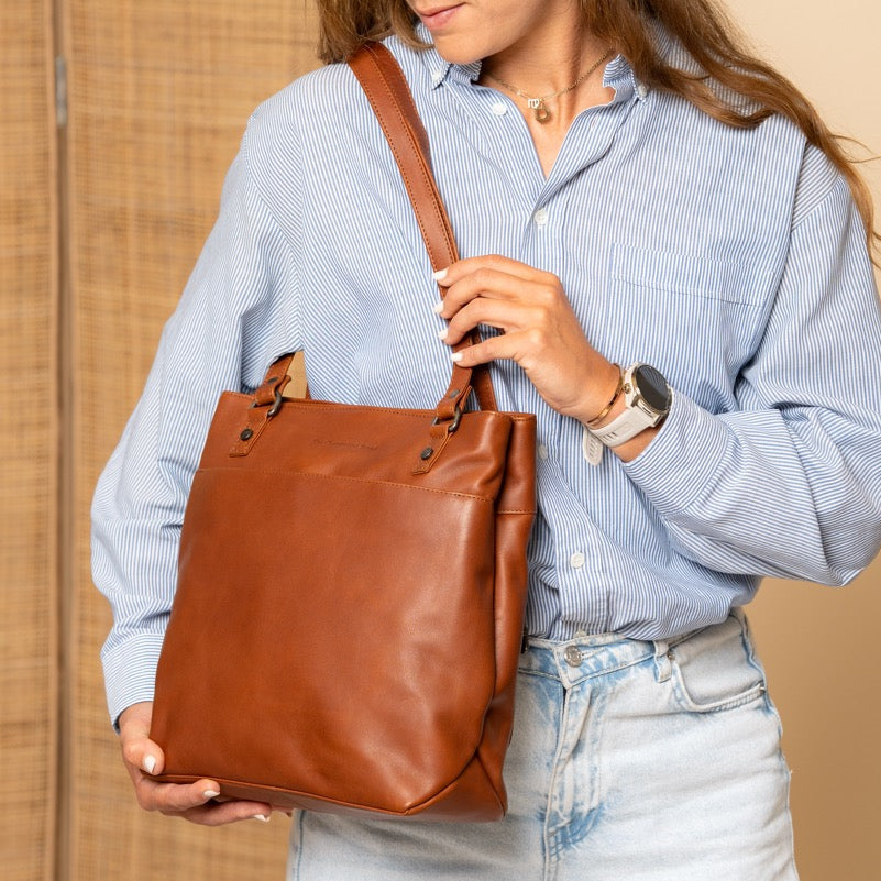 Raynor Full-Grain Leather Tote Bag für Damen – Zusätzliche Produktansicht 2