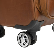 Detailansicht of Classic Collar &amp; Heavy-Duty Zipper Hardware on Leather Trolley Key Largo für Damen