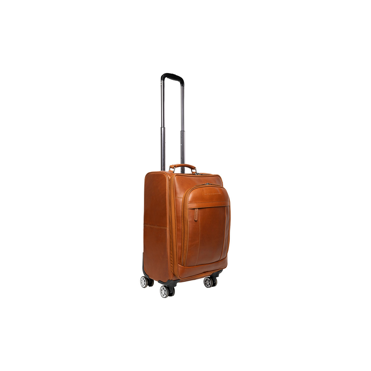 Leather Trolley Key Largo für Damen in Classic 100% Full-Grain Leather - Vorderansicht &amp; maßgeschneiderte Silhouette | Online Kaufen
