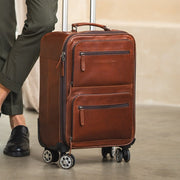 Classic 100% Full-Grain leather Goods - Rückansicht mit passgenauen Schultern &amp; sauberem Saum