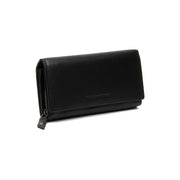 Arvento Full-Grain Ledergeldbörse für Damen in Classic 100% Full-Grain Leather - Full Exterior Front Profile View | Online Kaufen