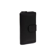 Charlotte Full-Grain Ledergeldbörse für Damen in Classic 100% Full-Grain Leather - Full Exterior Front Profile View | Online Kaufen