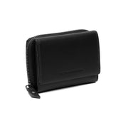 Doniva Full-Grain Ledergeldbörse für Damen in Classic 100% Full-Grain Leather - Full Exterior Front Profile View | Online Kaufen