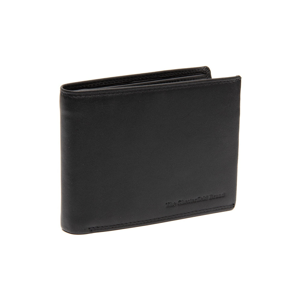 Hendrick Full-Grain Ledergeldbörse für Herren in Classic 100% Full-Grain Leather - Full Exterior Front Profile View | Online Kaufen