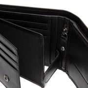 Hendrick Full-Grain Ledergeldbörse für Herren - Structured Side Profile Showing Gusset Depth &amp; Expansion Capacity