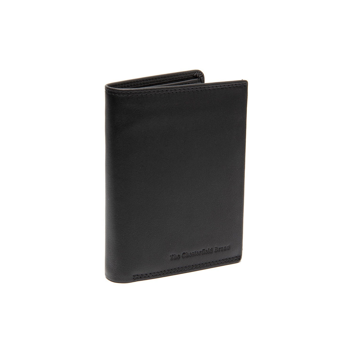 Leroy Full-Grain Ledergeldbörse für Herren in Classic 100% Full-Grain Leather - Full Exterior Front Profile View | Online Kaufen