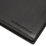 Solid Antique Brass Hardware &amp; Heavy-Duty Dual Zipper Detail on Lynnwood Full-Grain Ledergeldbörse für Herren