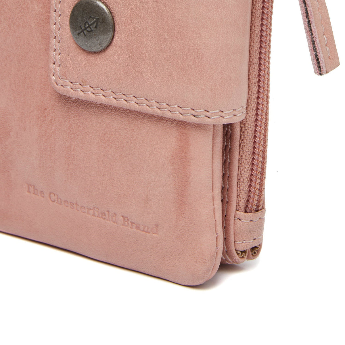 
Vintage Rose Leather Wallet Mavona, detail view 3