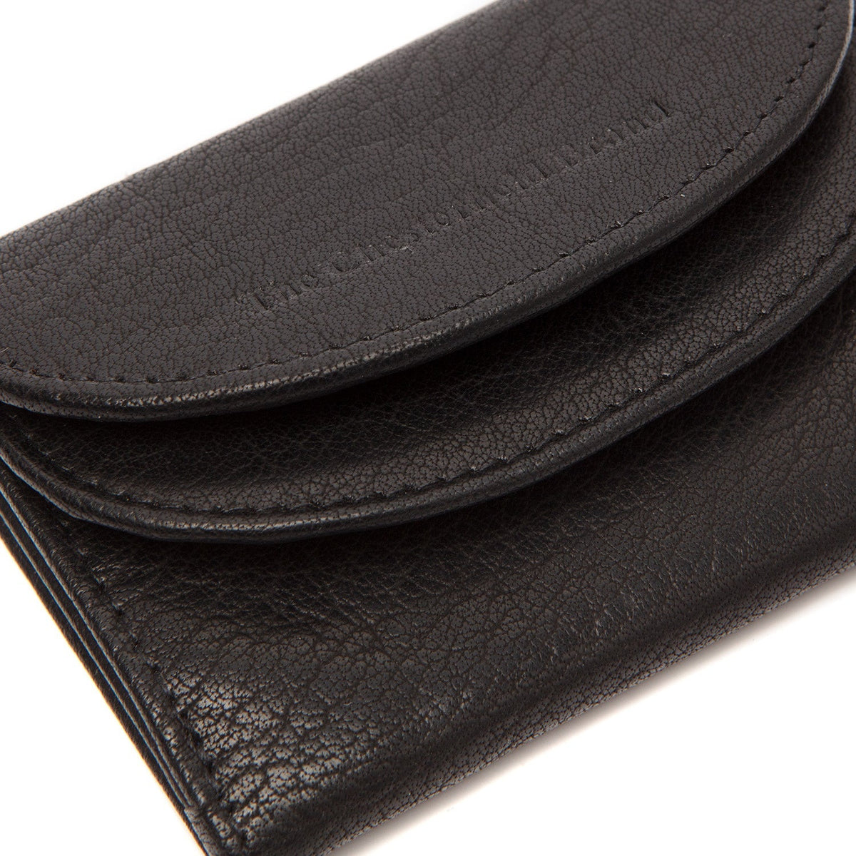 
Classic 100% Full-Grain leather Wallet - Rückansicht mit verstärkten Lederträgern & handwerklichen Nähten