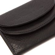 
Classic 100% Full-Grain leather Wallet - Rückansicht mit verstärkten Lederträgern & handwerklichen Nähten