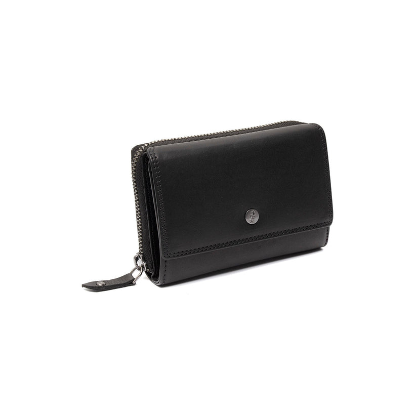 Salviano Full-Grain Leather Wallet in Classic 100% Full-Grain Leather - Full Exterior Front Profile View | Buy Online