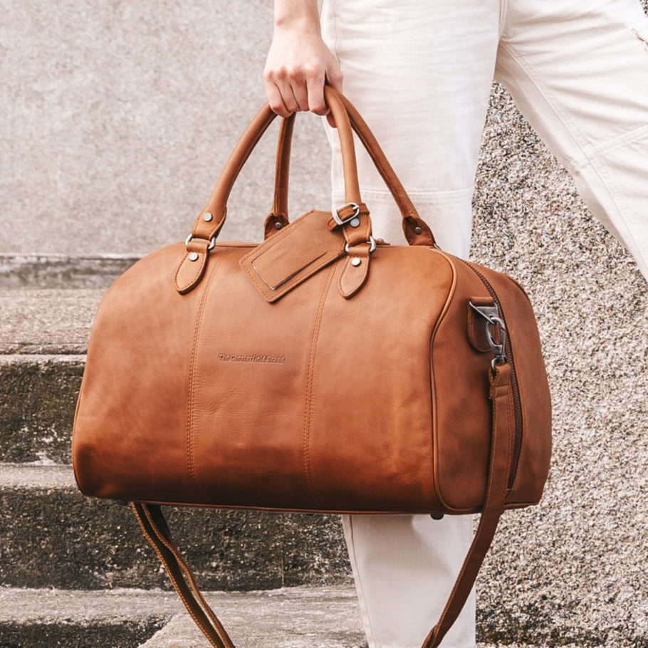 Liam Full-Grain Leather Weekender Bag für Damen – Zusätzliche Produktansicht 2
