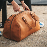 Liam Full-Grain Leather Weekender Bag für Damen – Zusätzliche Produktansicht 3