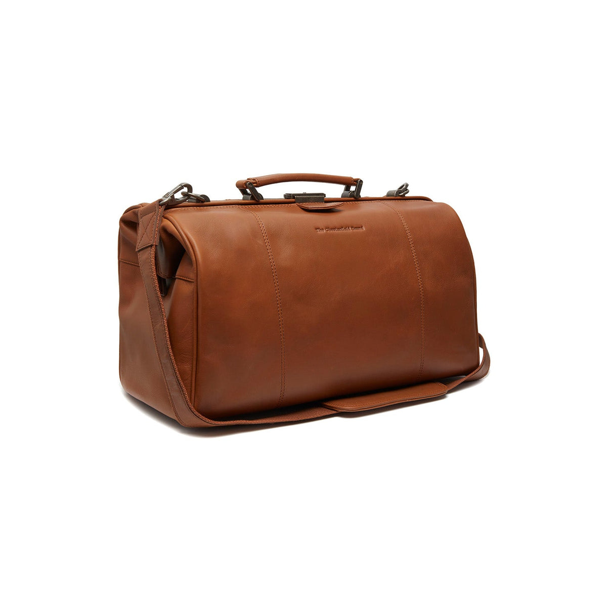 
Texel Vollnarbenleder-Weekender-Reisetasche aus klassischem 100% Vollnarbenleder - Full Exterior Vorderansicht & maßgeschneiderte Silhouette | Online Kaufen