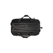Solid Antique Brass Hardware &amp; Heavy-Duty Dual Zipper Detail on Volenza Full-Grain Leather Weekender Bag für Damen