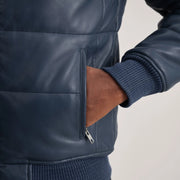 Lucas Leder-Bomberjacke für Herren – Zusätzliche Produktansicht 6