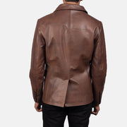 Authentic Cowhide Leather with Pull-up Finish Grain Texture &amp; Heavy-Duty Seam Stitching Detail