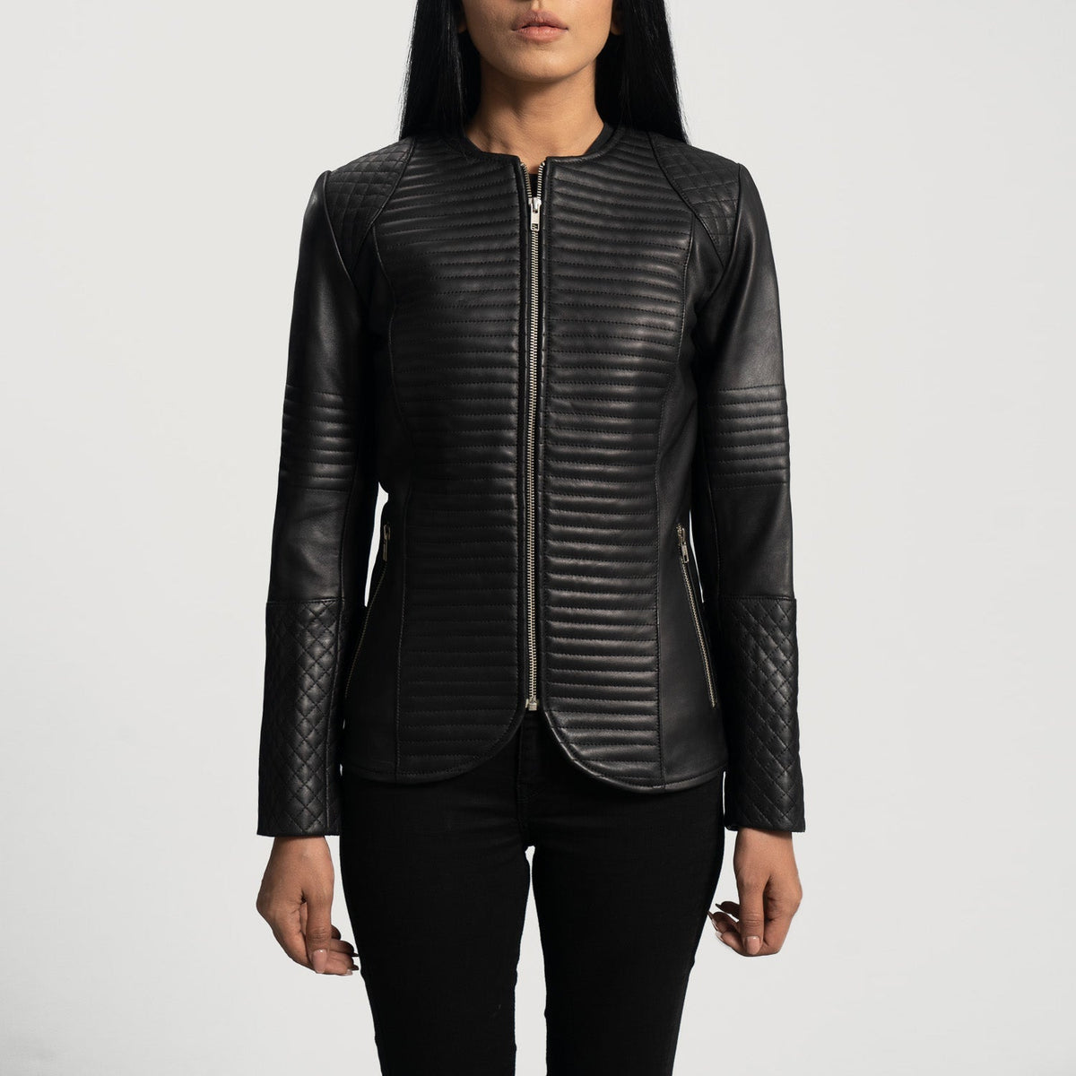 Nexi Gesteppt Lederjacke für Damen – Zusätzliche Produktansicht 4