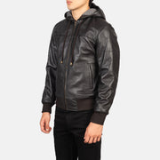 
Nintenzo Leder-Bomberjacke für Herren – alternate product view 2