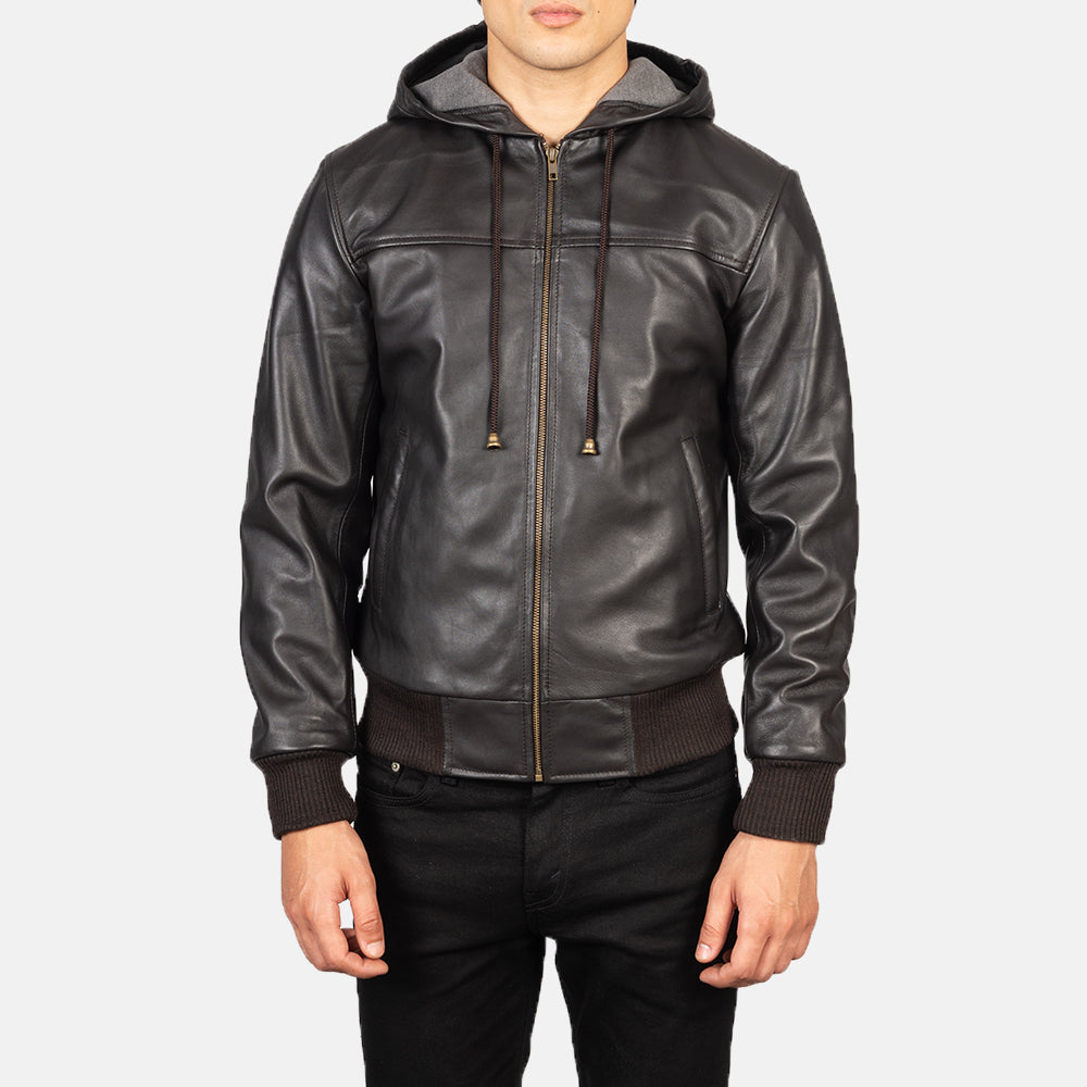 
Nintenzo Leder-Bomberjacke für Herren – alternate product view 4