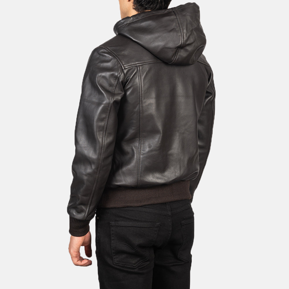 
Nintenzo Leder-Bomberjacke für Herren – alternate product view 5