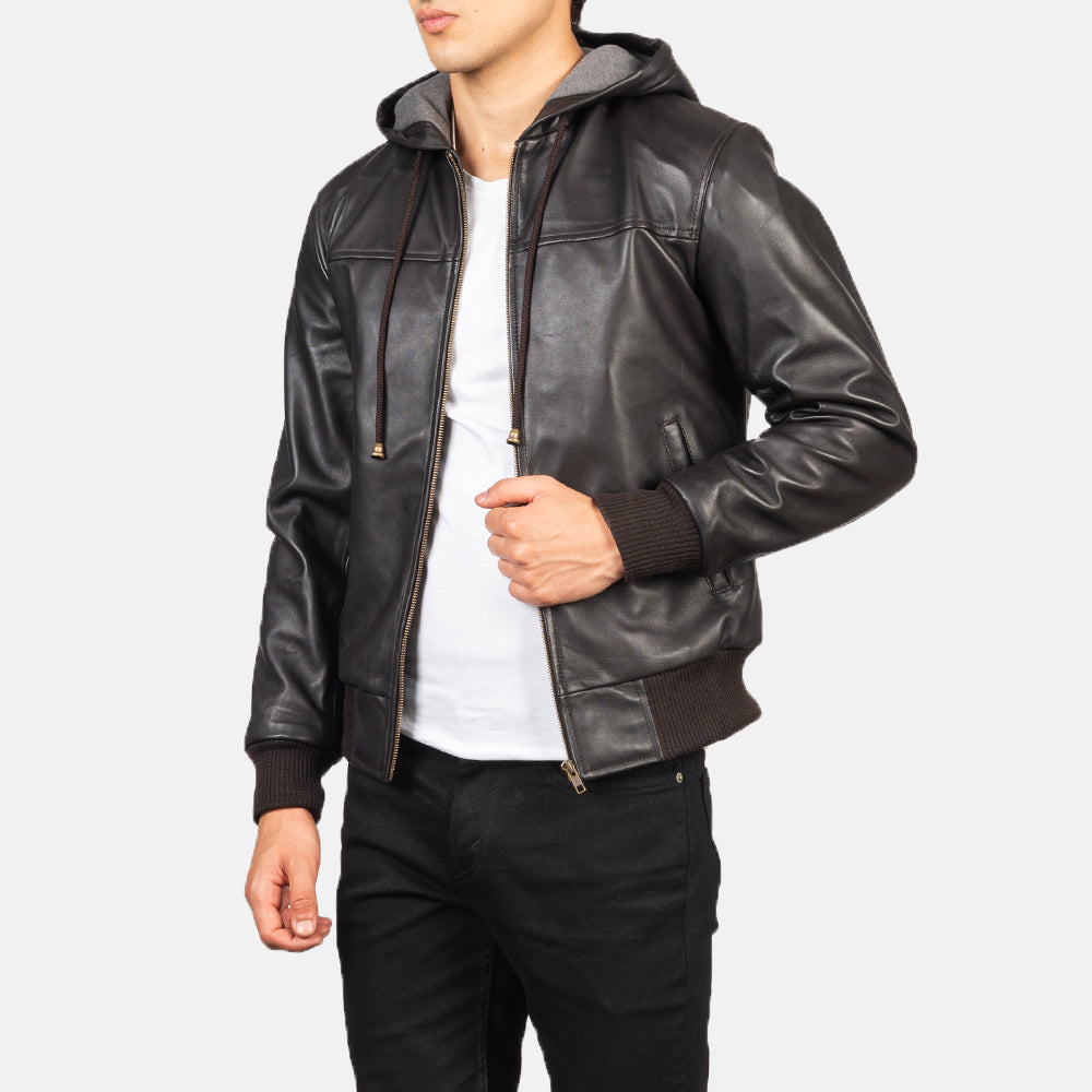 
Nintenzo Leder-Bomberjacke für Herren – alternate product view 6