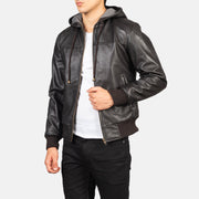 
Nintenzo Leder-Bomberjacke für Herren – alternate product view 6