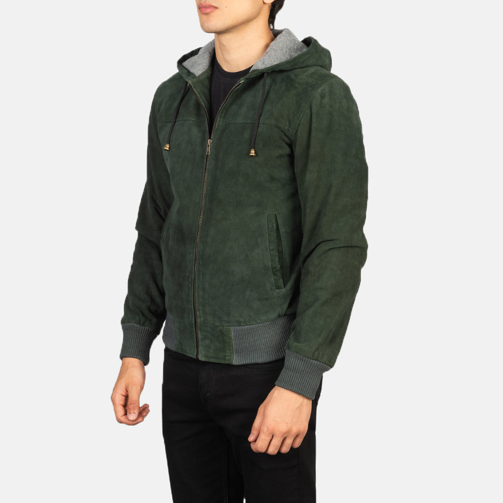 
Nintenzo Leder-Bomberjacke für Herren – alternate product view 2