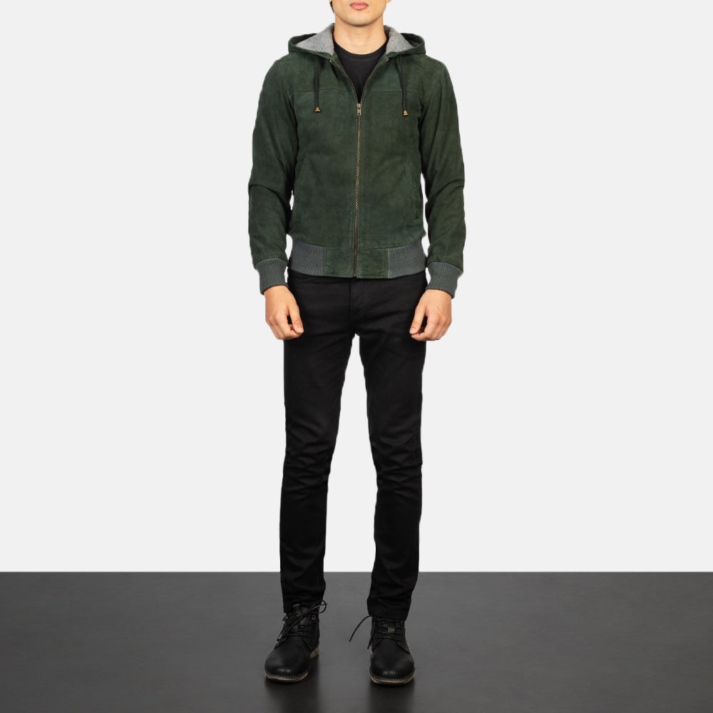 
Nintenzo Leder-Bomberjacke für Herren – alternate product view 3