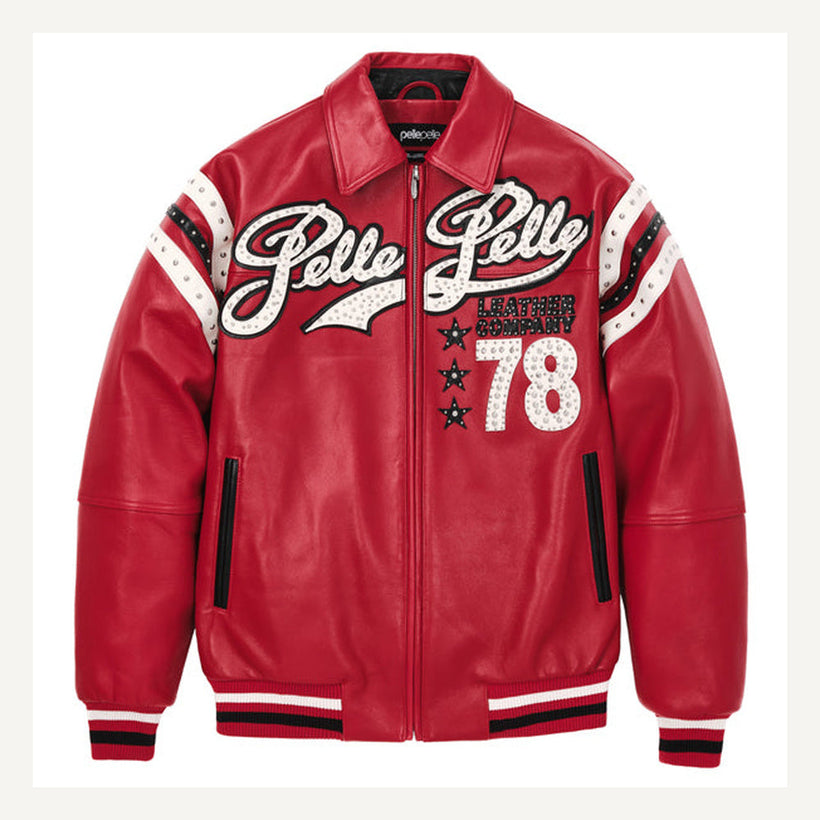 Varsity Lederjacke für Damen