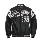 
Encrusted Varsity Lederjacke für Damen