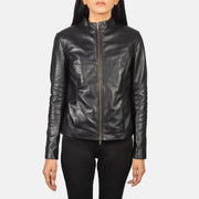 Rumella Leder-Bikerjacke für Damen – Zusätzliche Produktansicht 4