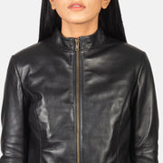 Rumella Leder-Bikerjacke für Damen – Zusätzliche Produktansicht 6