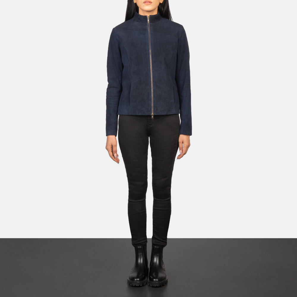 Rumella Leder-Bikerjacke für Damen – Zusätzliche Produktansicht 3