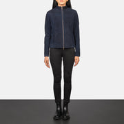 Rumella Leder-Bikerjacke für Damen – Zusätzliche Produktansicht 3