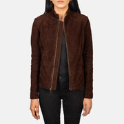 Rumella Leder-Bikerjacke für Damen – Zusätzliche Produktansicht 1