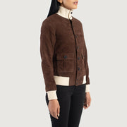 
Sasha A1 Leder-Bomberjacke für Damen – alternate product view 2