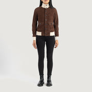 
Sasha A1 Leder-Bomberjacke für Damen – alternate product view 3