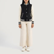Savant Varsity Lederjacke für Damen – Zusätzliche Produktansicht 3